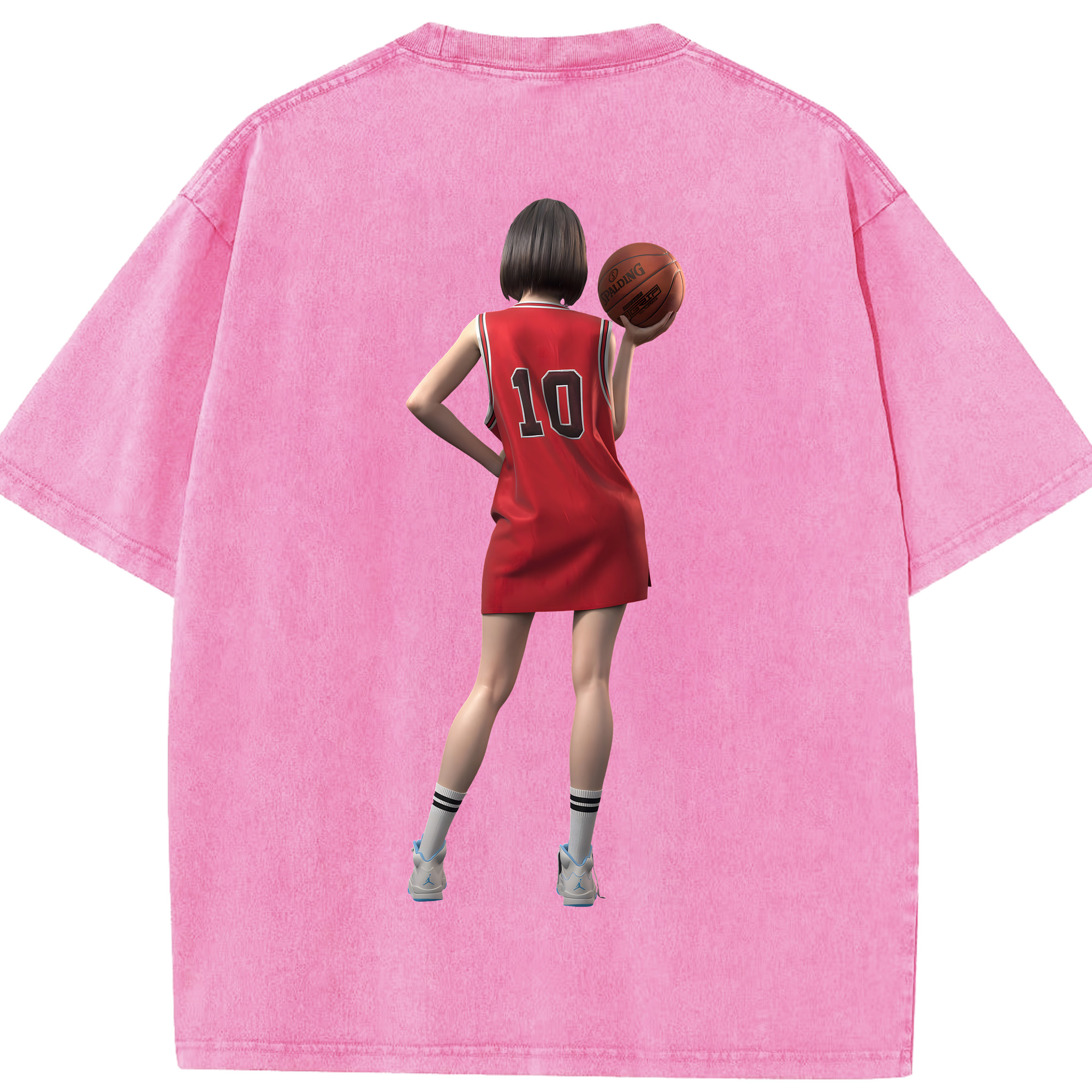 （画像用） SLAM DUNK／スラムダンク 綿100% ヴィンテージ風 半袖Tシャツ（背面プリント）